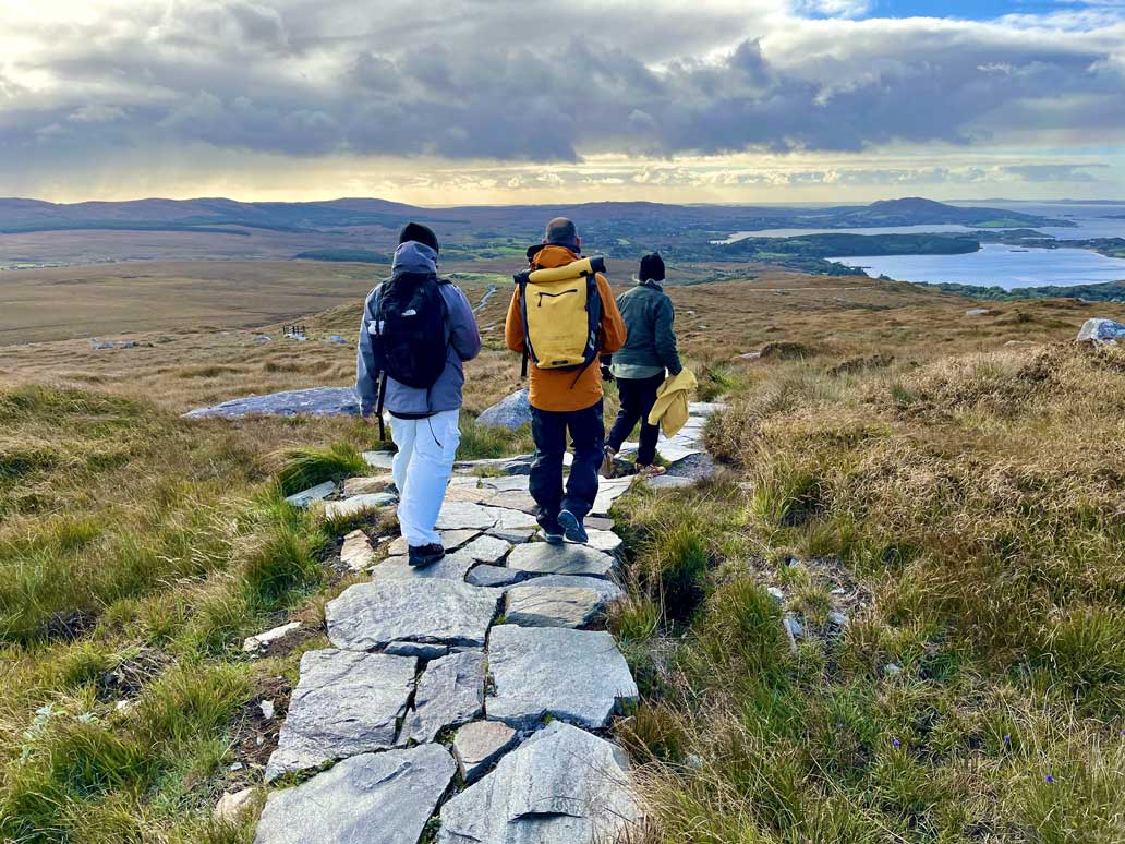 Group Hiking in Ireland